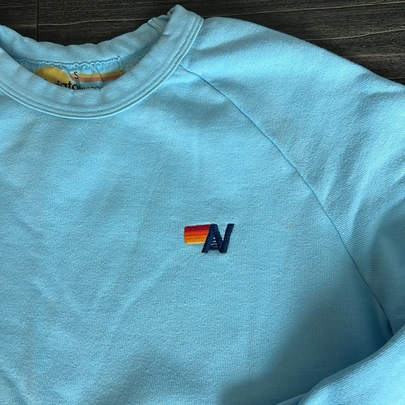 Aviator Nation Rainbow Crewneck Sweatshirt - Picture 4 of 9